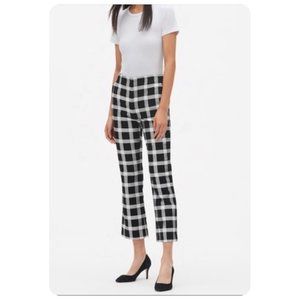 * Gap Flare Crop High Rise Buffalo Plaid